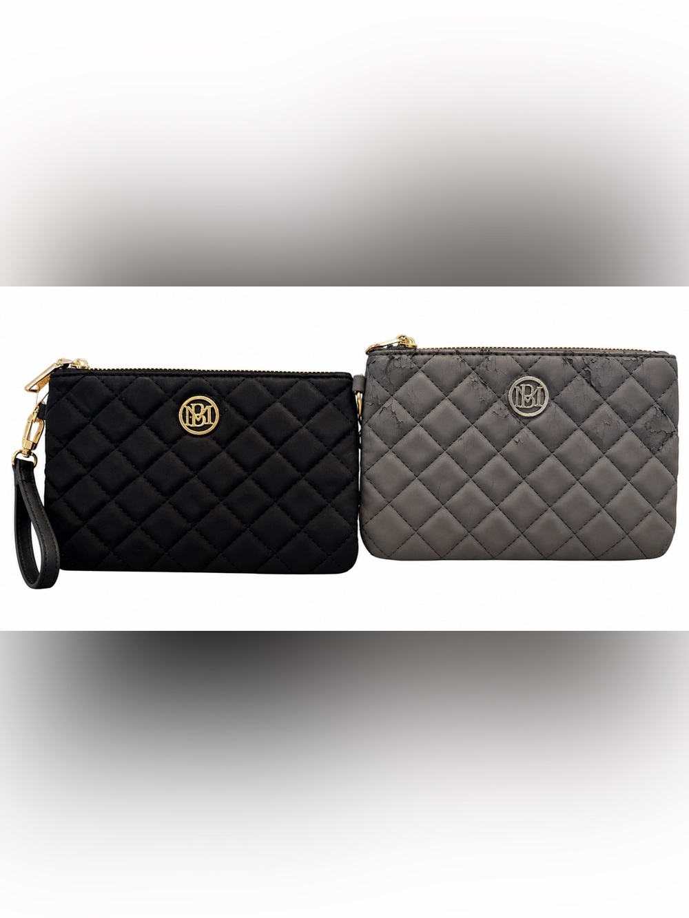 Studio Badgley Mischka Quilted Wristlet Bundle